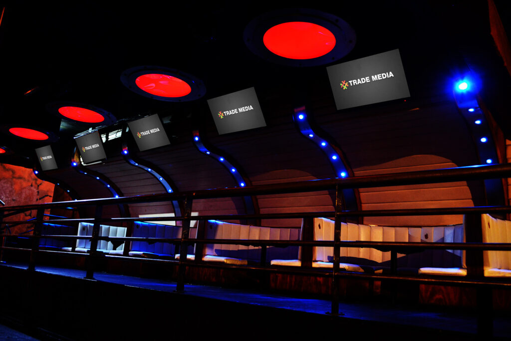 Cartelería Digital / Digital Signage - Club Eve - View wall y red de monitores